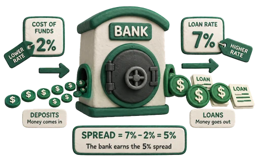 Cost of funds concept card