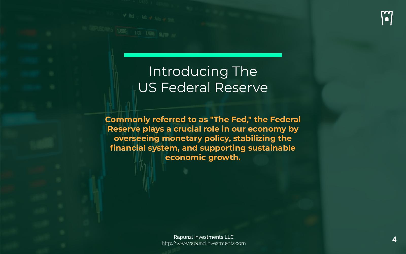The Federal Reserve cover graphic for the Rapunzl personal finance curriculum