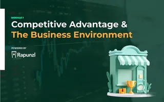 Competitive Advantage & The Business Environment — Rapunzl curriculum module cover